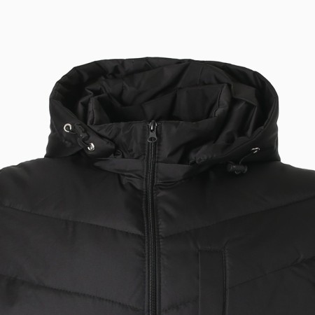 Warm vest of men's, black color, size 58-1