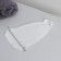 An iron nozzle heat -resistant universal share, 23 × 15.5 cm, white color