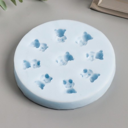 Mold Silicon "Bear" 1,9x1.3x0.7 cm mix-1