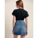 Female T -shirt, size s, black color