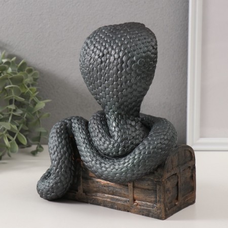 New Year's figure "Cobra on the chest" 20 x 17 x 12 cm.-3