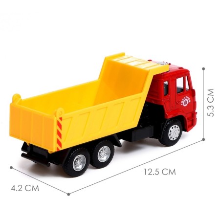 Metal truck "KAMAZ" Samosval ", scale 1:54, inertia-1
