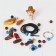 Set for creating a cowboy keychain