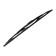 Torso wiper brush 22/550 mm, frame