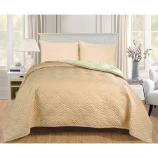 ARTI bedspread, size 180x200 cm, beige-sand color
