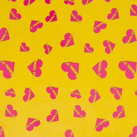 A set of glossy paper, "love is..." yellow, 3 sheets, 70 x 100 cm-6