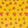 A set of glossy paper, "love is..." yellow, 3 sheets, 70 x 100 cm