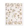 Nail stickers "New Year's shine", metallized