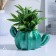 Figure pot "Cactus" Green, 10cm