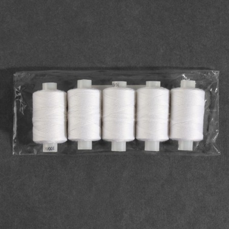 Threads 100lh, 200 m, white color No. 0101-2