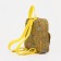 Baby backpack on lightning, external pocket, yellow color