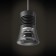 Suspended Mantra Pagoda, LED, 950LM, 3000K, 195x74x171 mm, black color
