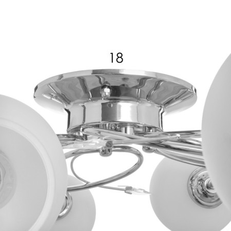 Annet chandelier 8x40W E27 Chrome Model: 2800087-4