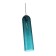 Suspension lamp ST LUCE. SL1145.183.01. Callana. 1x60 watts, E27, 10x10x50 cm, chromium color