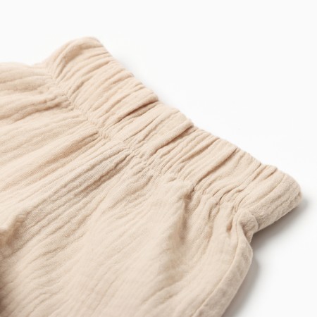 Kids' costume (shirt and shorts) I, r.74-80, beige-3