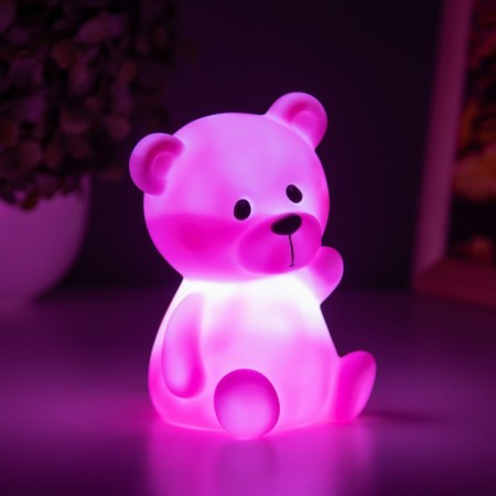 Nightmare "Bear" 1W Pink 8.5x8.5x12 cm Risalux-2