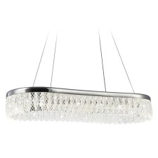 Светильник светодиодный подвесной с хрусталём Ambrella light, Traditional, TR49733, LED, 38 Вт, 2850Lum, 3000-6400К, цвет хром