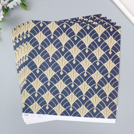 Scrapbooking paper "Versailles" density 180 g 30.5x32 cm-1
