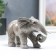 Souvenir Ceramics "Gray Elephant - trunk Twist" 10.5 cm