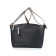 Female bag, artized leather, 285x190x80 cm, black/beige