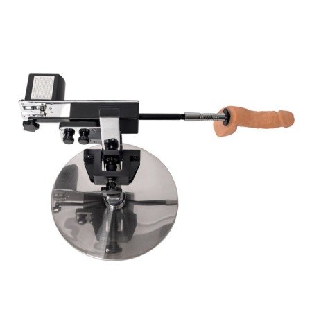 Diva Bendy sex machine, 49 cm, metal, silver color-9