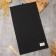 Ethel towel Kitchen 40x70 cm, central black, 100% HL, sarzha 220 g/m2