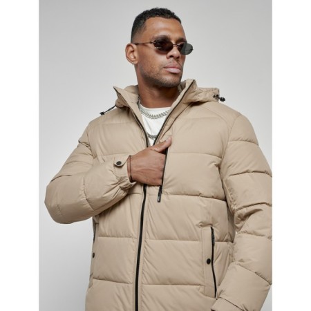 Sports male winter, size 54, beige color-9