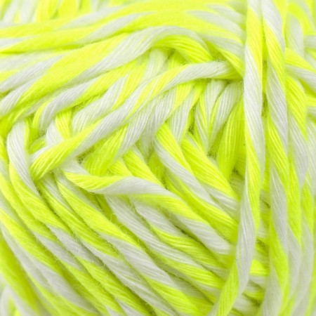 Glass luminous 100% Lavsan "Shiii" melange 50 g 50 m white-neonon-yellow-2
