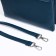 Bag Cross-Bodi with a zipper, blue color