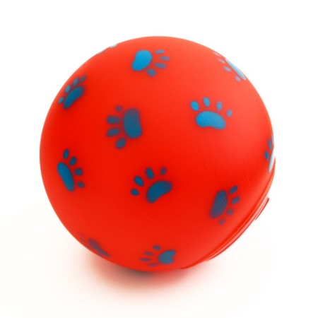 Shar toy for goodies "Paws", 8 cm, red-2