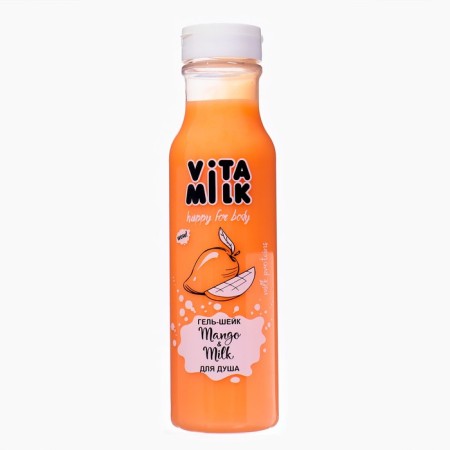 Vitamilk gel shower, mango and milk, 350 ml