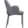 Chair on a metal frame Azuku metal/fabric, black/gray 58x52x83 cm