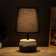 Table lamp "Aisha" 1x40W E14 white/purple 18x18x32cm