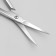 Scissors are manicure, bent, 9.5 cm, on the blist, the color is silver, B-128-D-s.
