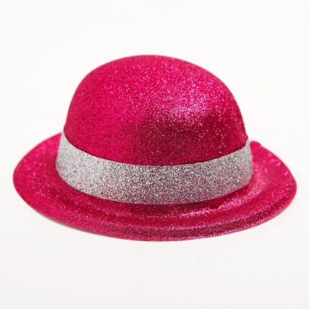 Oval carnival hat, elastic band, Mix colors-4
