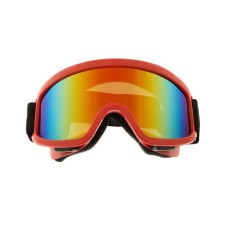 Glass-mask for motorcycle driving, chameleon glass, orange color