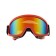 Glass-mask for motorcycle driving, chameleon glass, orange color