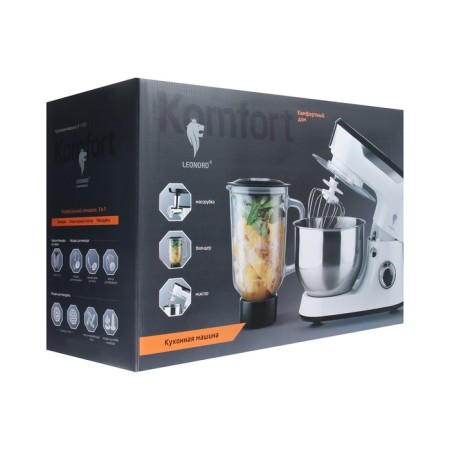 Leonord LE-1721, 1000 W, 6 speeds, 3 nozzles, white-7