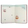 Gift notebook, A6+, 132 sheets, color block, with a curly refrain on a magnet, PVC cover, "Anime", mix
