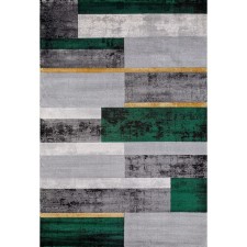 Rectangular carpet Karmen Hali Omega, size 200x290 cm, color Green/Green