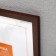 Photo frame plastic 21x30 cm 1487 brown