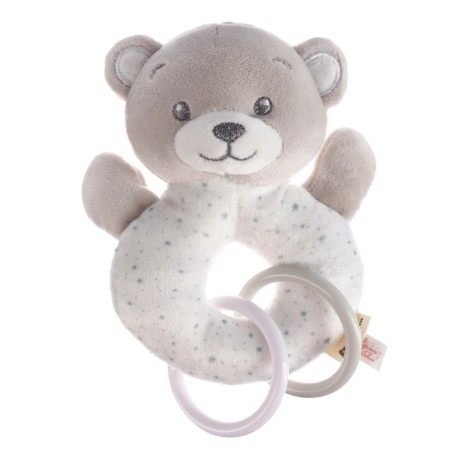 The rattle is soft on the ring "Gray Bear", I crush me-1