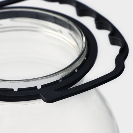 Handle for glass pads, d = 100 mm, black color-5