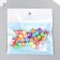 Beads for creativity Plastic "Cube" mother -in -law set 30 pcs 1x1 cm