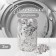 Pital for decor, 3 g, silver color