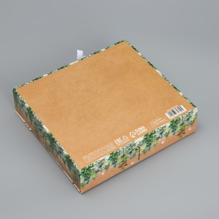 The box is a folding bilateral “Miracle will happen”, 20 x 18 x 5 cm, New Year-5