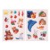 Application by stickers "Beasts", 4 game fields + 2 sheets with stickers
