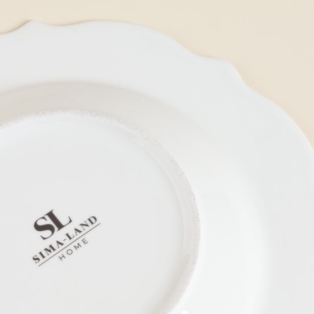 A set of deep plates SL Home "Amande", 2pcs, D = 23cm, 23x23x, 3.5 cm.-4