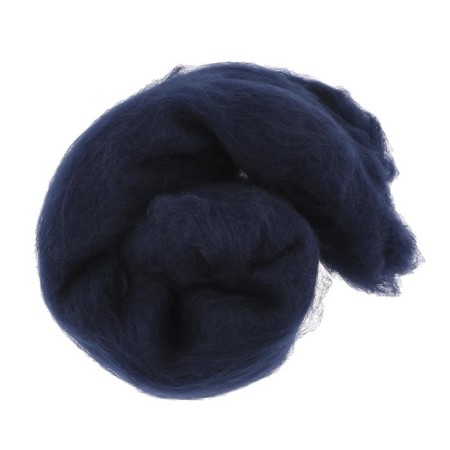 Fasting wool "cardoches" 100% half -toned wool 100g (173 blue)-1