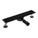 TIM BAD555002BK, 70 x 500 mm, tiles, siphon with a rotation angle of 360 °, black-matte